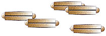 Insulated brown rail joiners (20pc)<br /><a href='images/pictures/Tillig/85502.jpg' target='_blank'>Full size image</a>